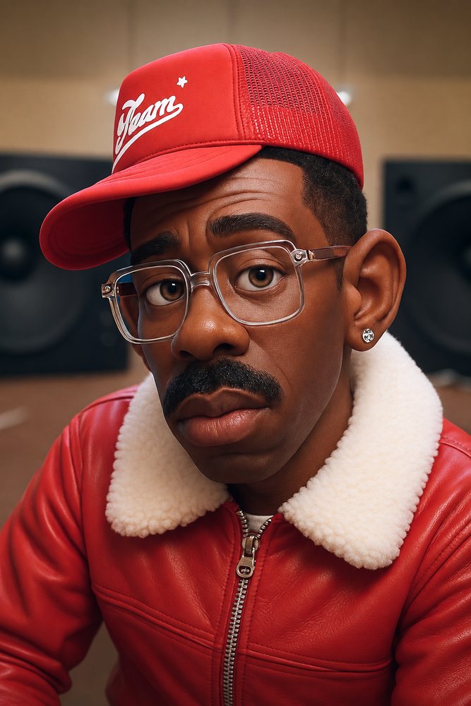 Example ultra-realistic 3D caricature generated from a photo